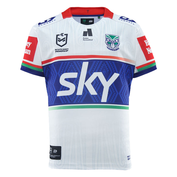 2025 NZ Warriors NRLW Mens Replica Away Jersey - White