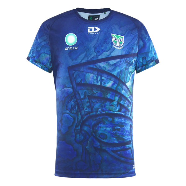 2025 New Zealand Warriors Mens Warm Up Tee