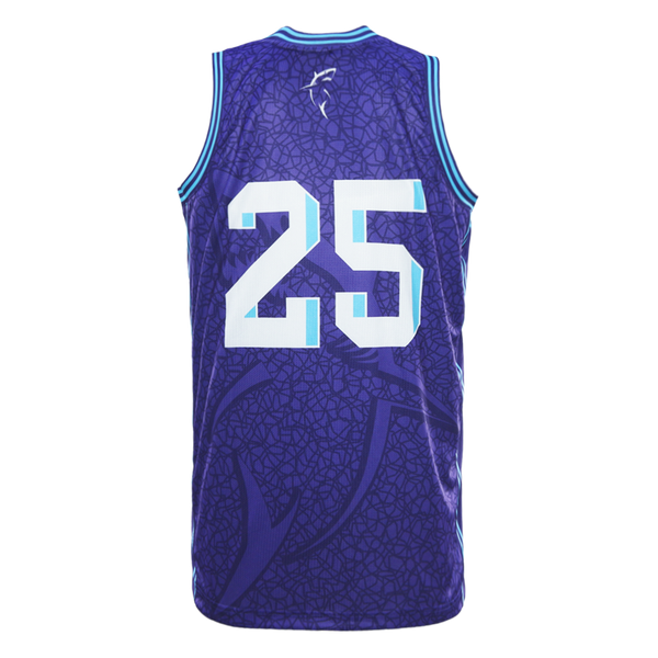 2025 Tasman Mako Mens Basketball Singlet - Purple