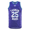 2025 Tasman Mako Mens Basketball Singlet - Purple