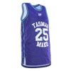 2025 Tasman Mako Mens Basketball Singlet - Purple