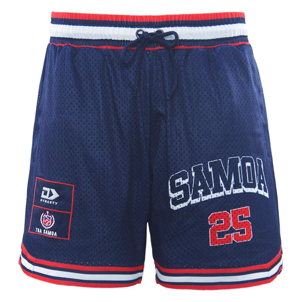 2025 Toa Samoa Mens Basketball Shorts - Navy
