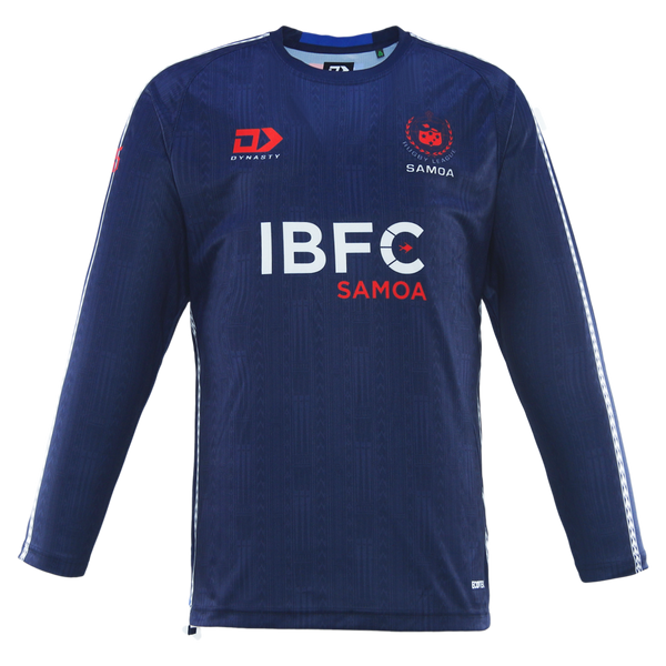 2025 Toa Samoa Mens Long sleeve Training Tee - Navy