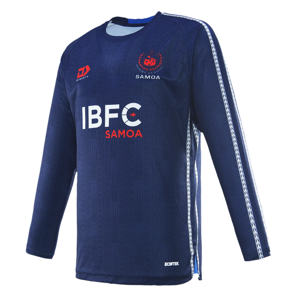 2025 Toa Samoa Mens Long sleeve Training Tee - Navy