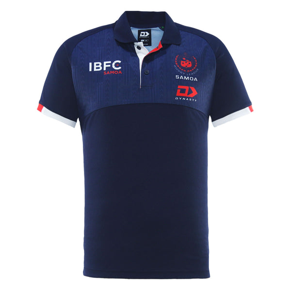 2025 Toa Samoa Mens Media Polo - Navy