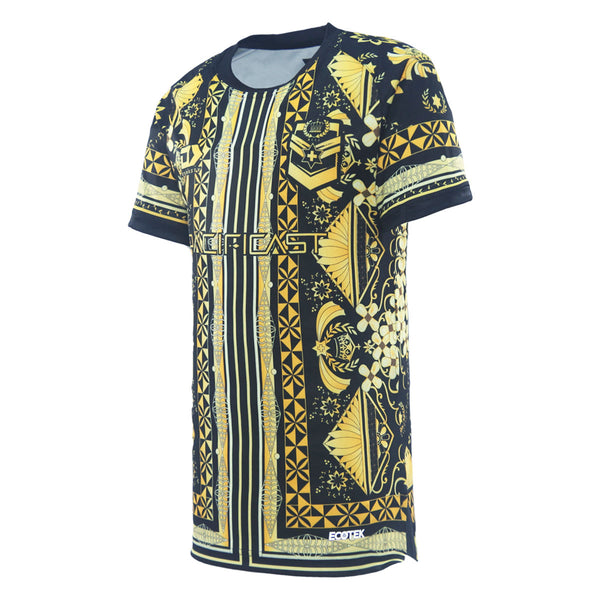 2025 Tonga Rugby League Junior Captains Run Tee - Gold