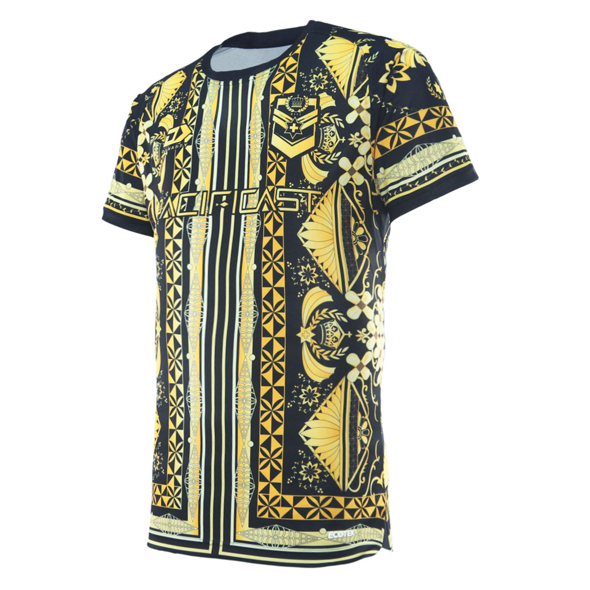 2025 Tonga Rugby League Mens Captains Run Tee - Gold