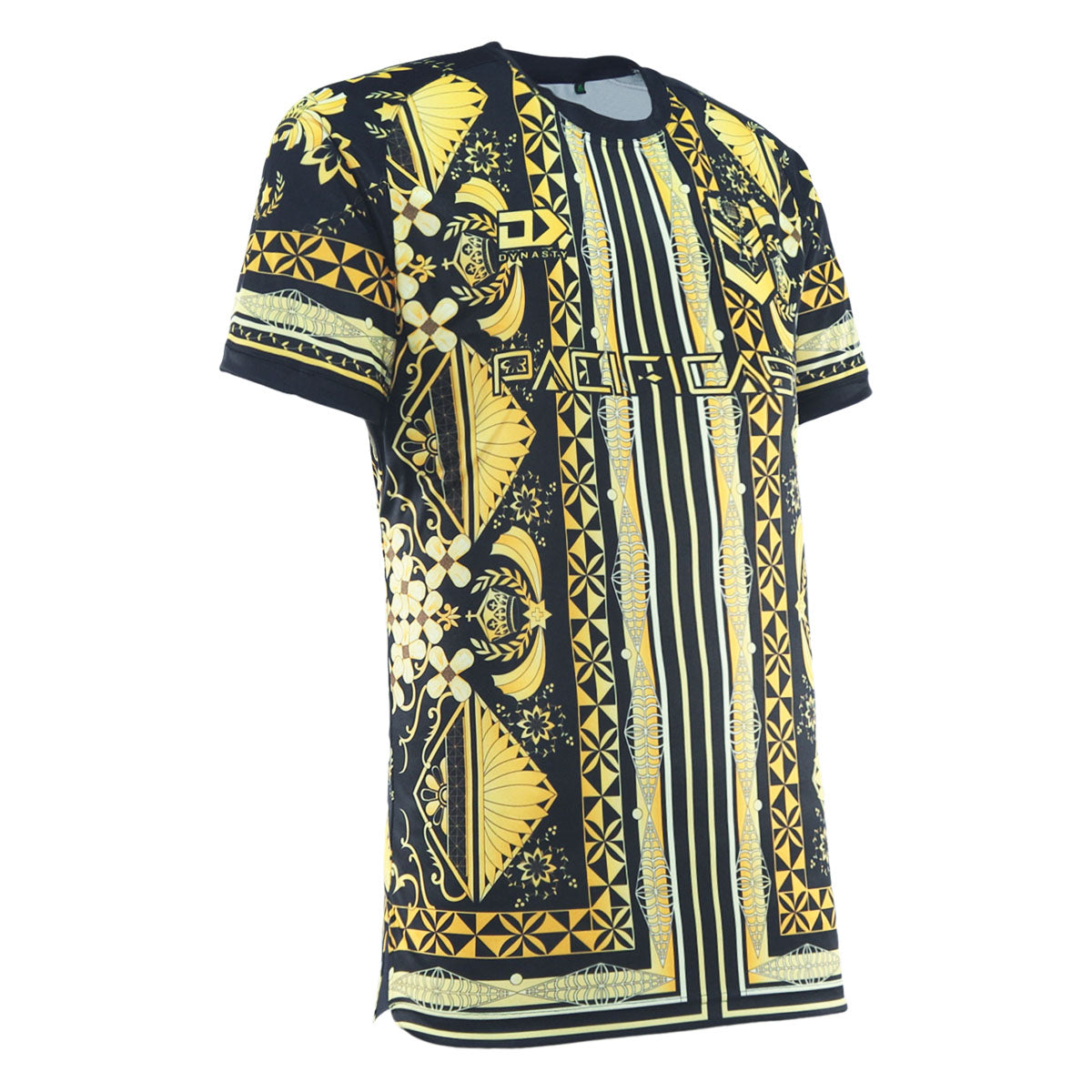 2025 Tonga Rugby League Mens Captains Run Tee - Gold