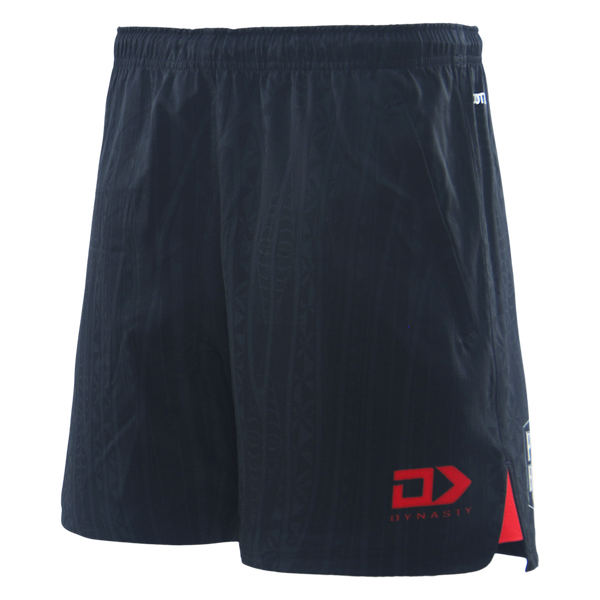 2025 Tonga Rugby League Mens Gym Short - Black