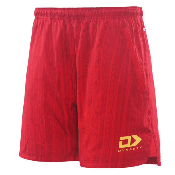 2025 Tonga Rugby League Mens Gym Short - Red