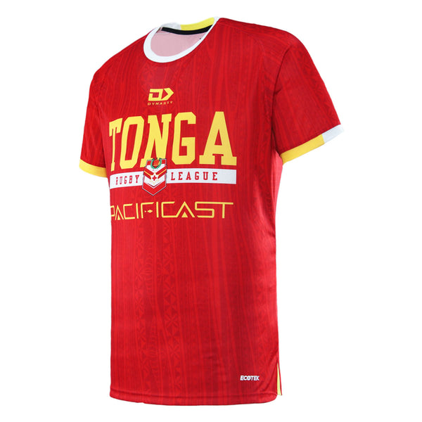 2025 Tonga Rugby League Mens Training Tee - Red