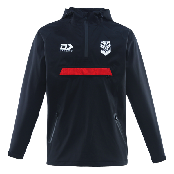 2025 Tonga Rugby League Mens Wet Weather Jacket - Black