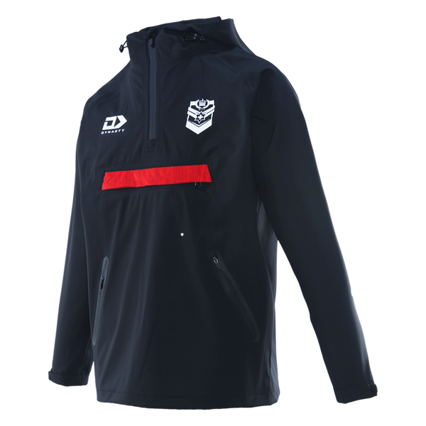 2025 Tonga Rugby League Mens Wet Weather Jacket - Black