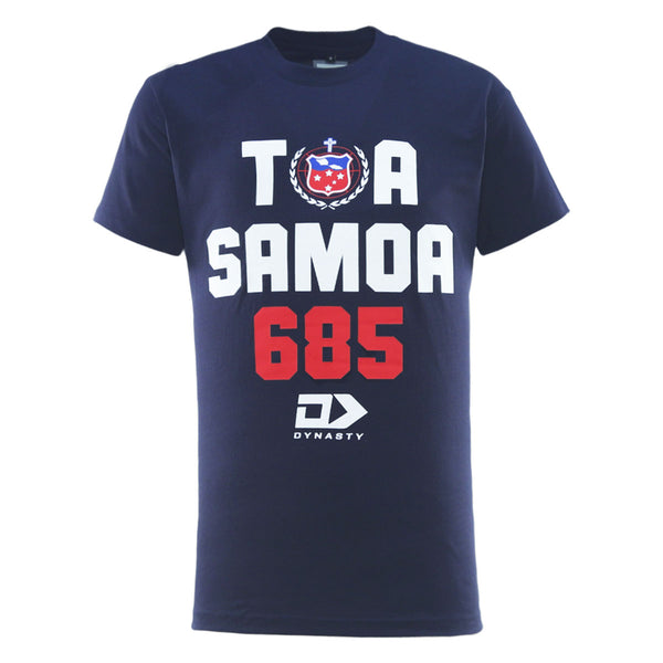 2025 Toa Samoa Mens Graphic Tee - Navy