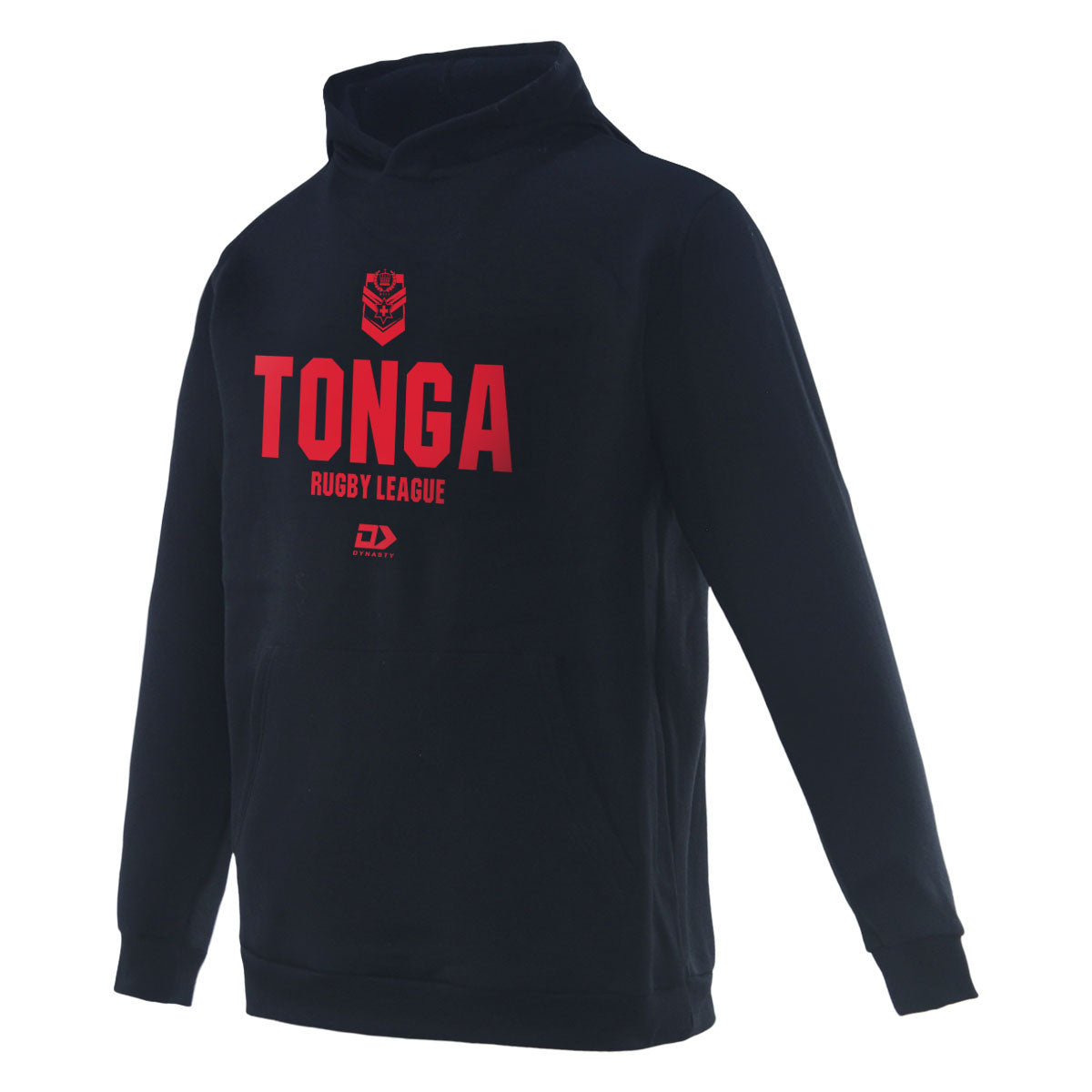 2025 Tonga Rugby League Mens Pullover Hoodie - Black