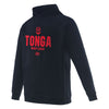 2025 Tonga Rugby League Mens Pullover Hoodie - Black