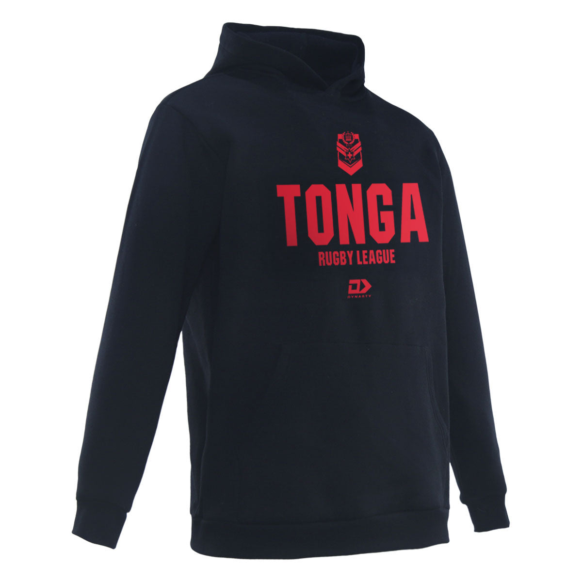 2025 Tonga Rugby League Mens Pullover Hoodie - Black