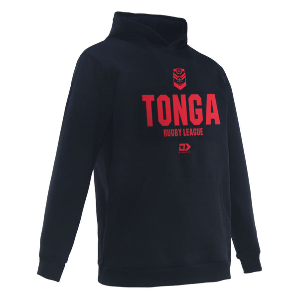2025 Tonga Rugby League Mens Pullover Hoodie - Black