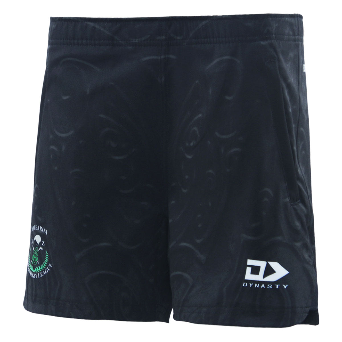 2025 New Zealand Maori Rugby League Junior Charcoal Gym Short