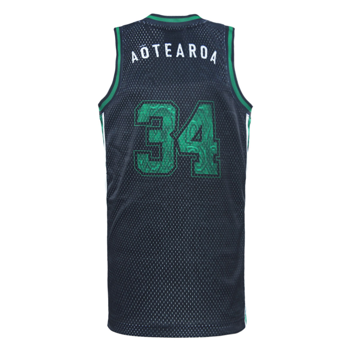 2025 New Zealand Maori Rugby League Mens Basketball Singlet