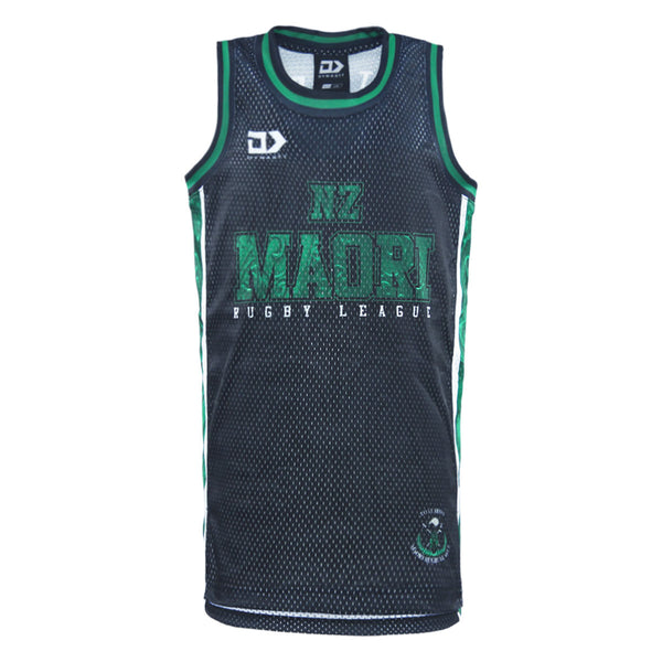 2025 New Zealand Maori Rugby League Mens Basketball Singlet