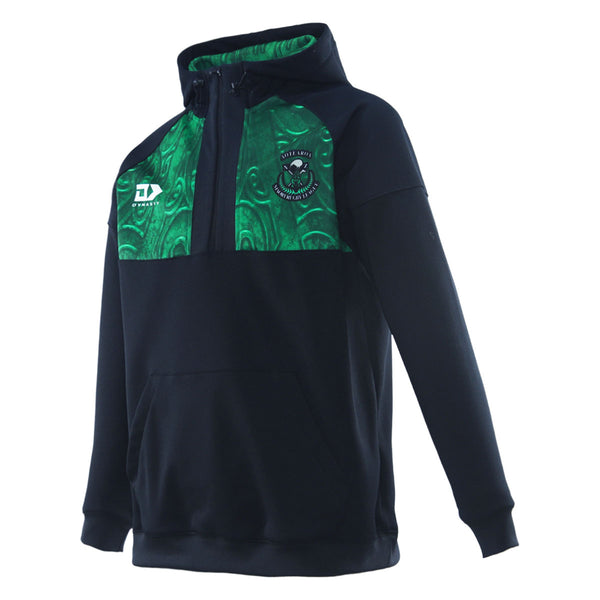 2025 New Zealand Maori Rugby League Mens Quarter Zip Hoodie
