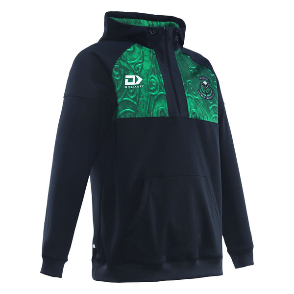 2025 New Zealand Maori Rugby League Mens Quarter Zip Hoodie