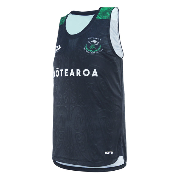 2025 New Zealand Maori Rugby League Mens Black Training Singlet