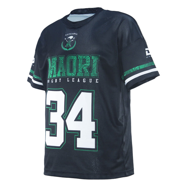 2025 New Zealand Maori Rugby League Mens Oversized Tee