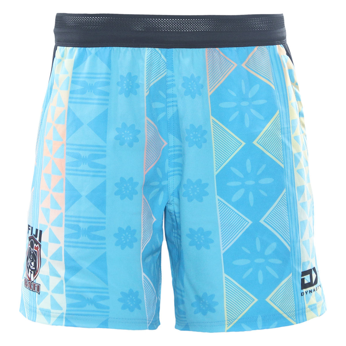 Fiji Bati Adults Gym Short - Cyan