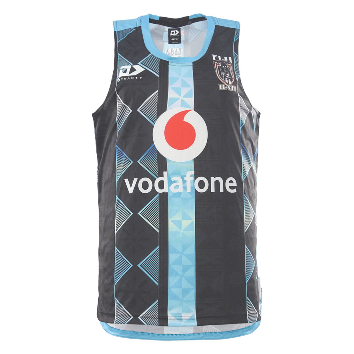 Fiji Bati Adults Training Singlet - Black