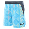 Fiji Bati Adults Gym Short - Cyan