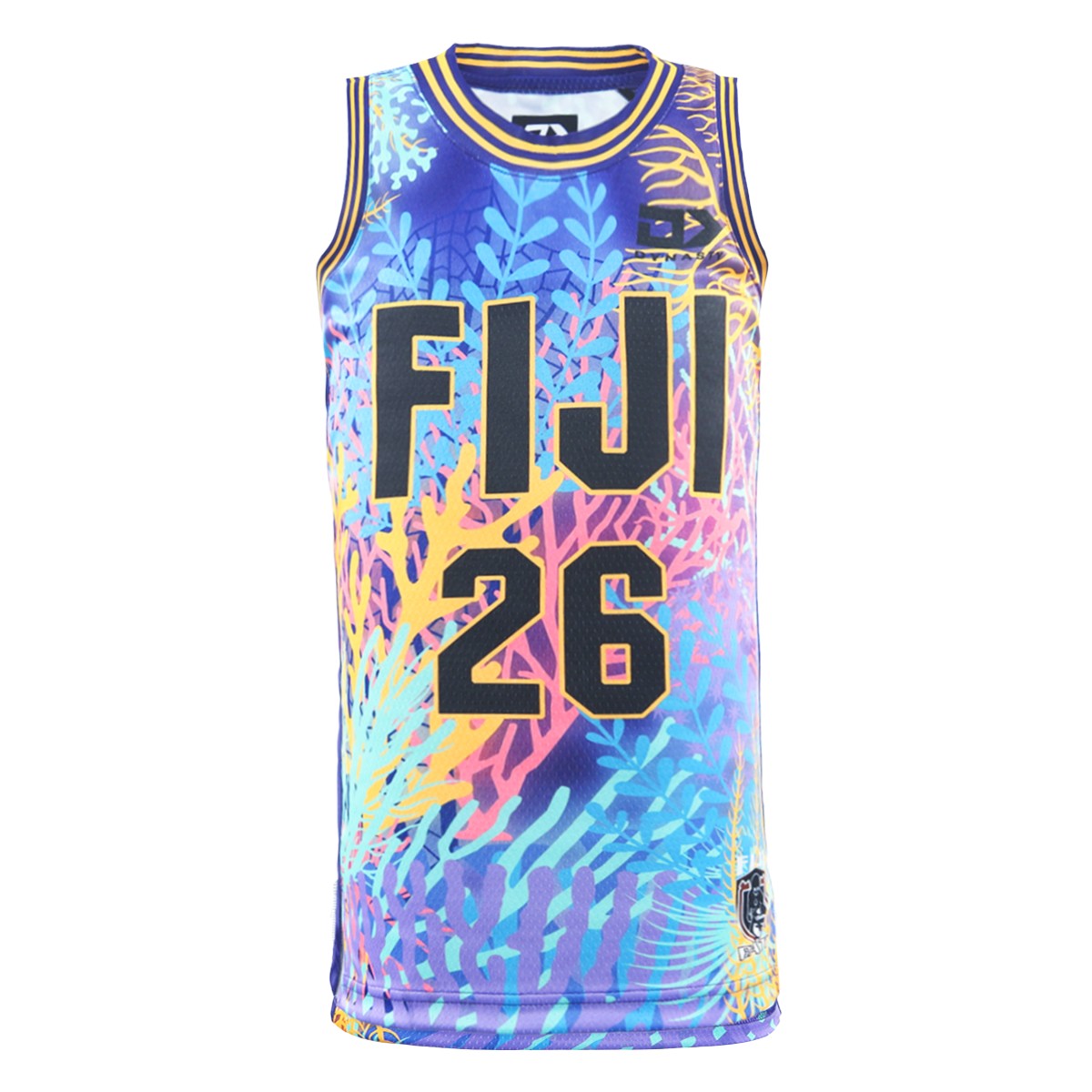 Fiji Bati Adults Captain's Run Basketball Singlet