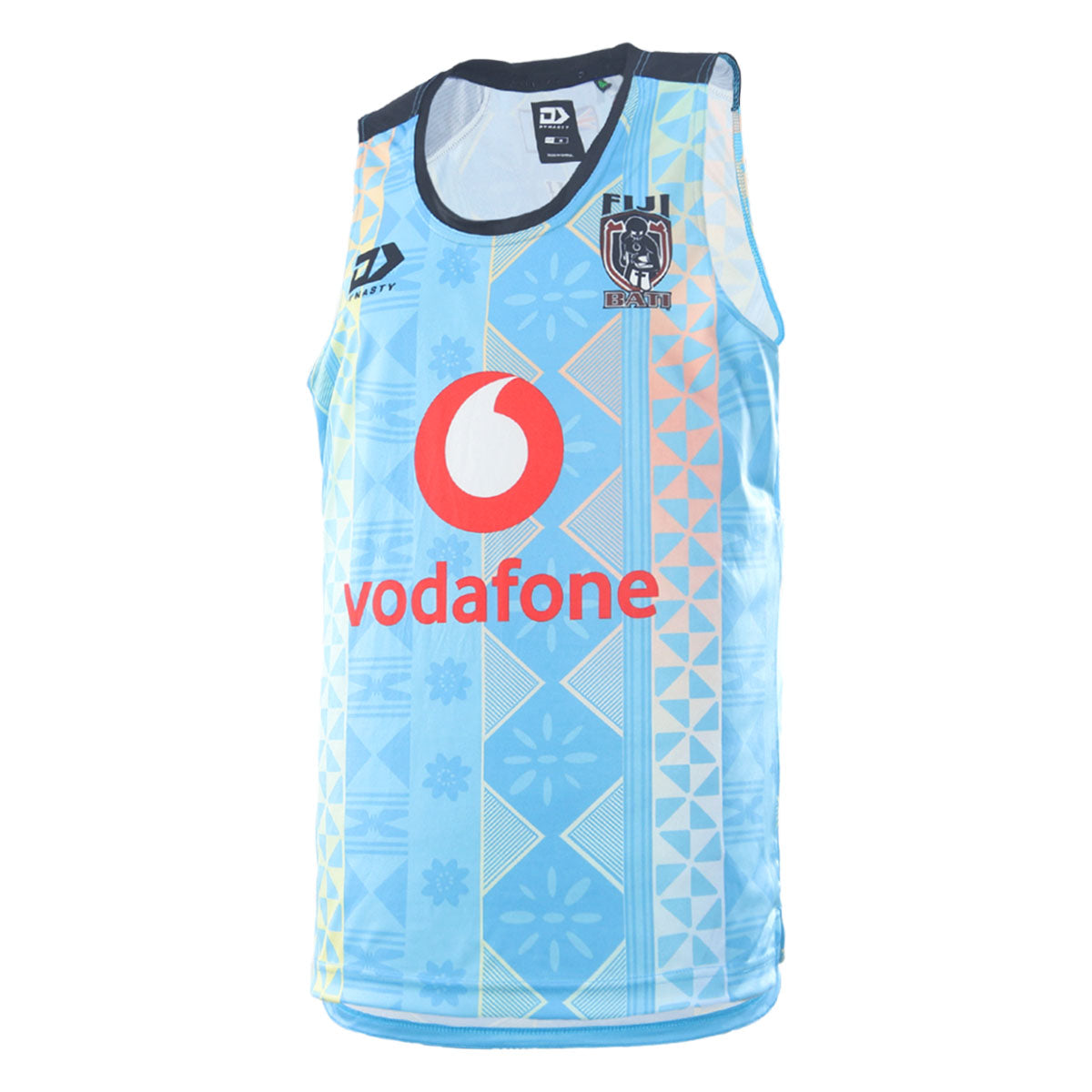 Fiji Bati Adults Training Singlet - Cyan
