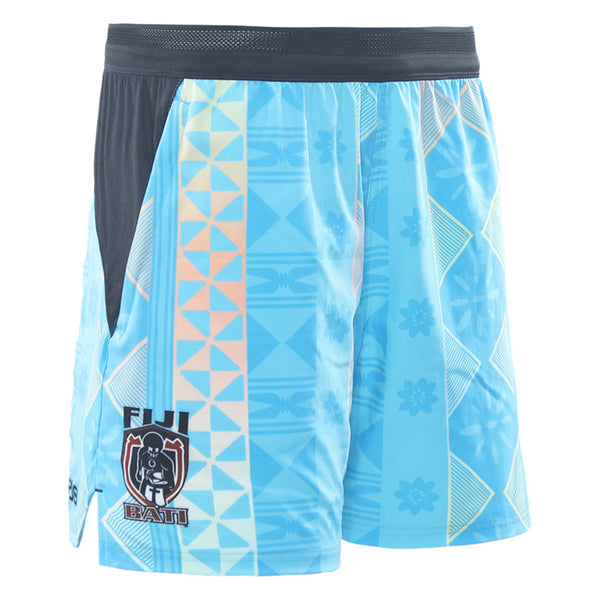 Fiji Bati Adults Gym Short - Cyan