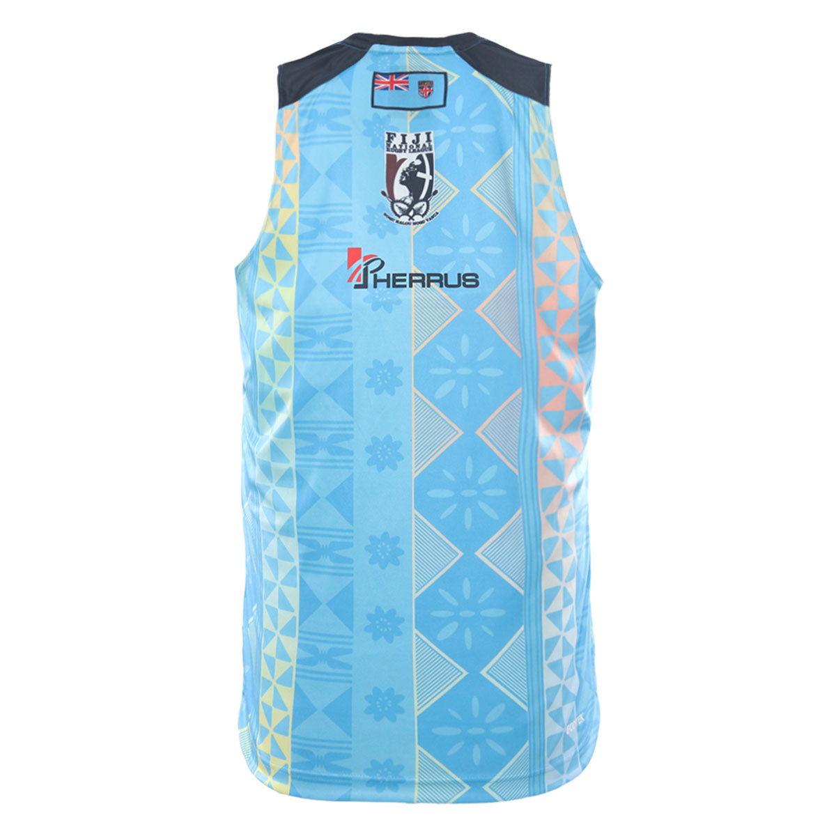 Fiji Bati Adults Training Singlet - Cyan