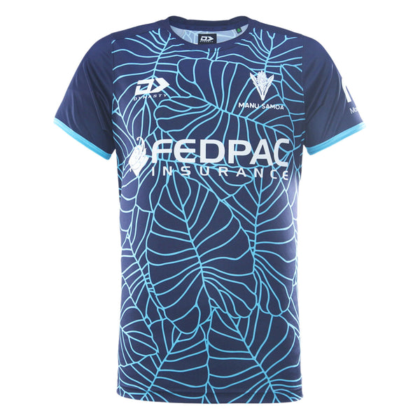 Manu Samoa Adults Training Tee Navy