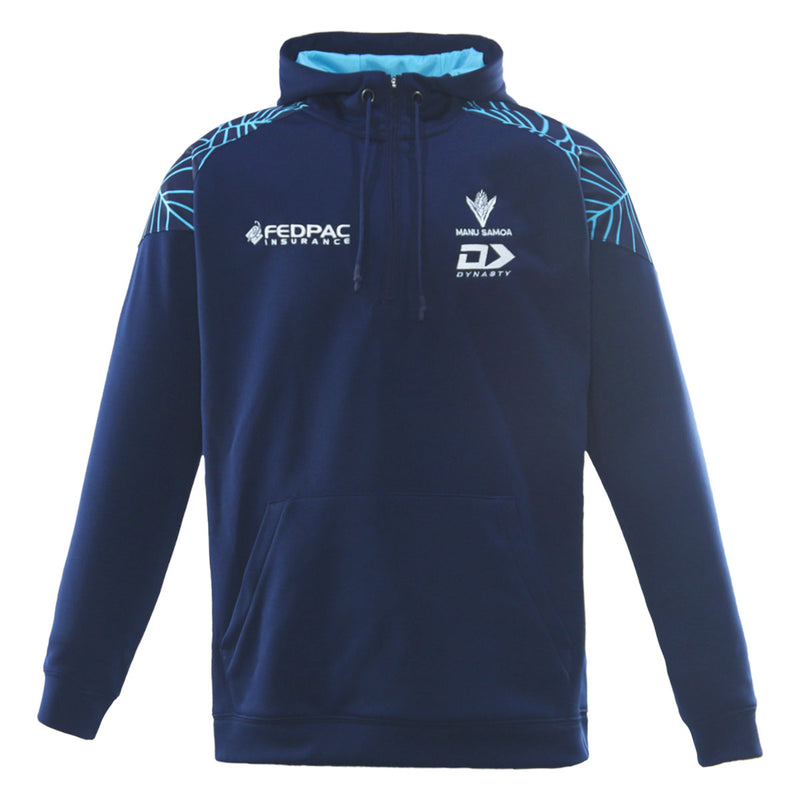 Manu Samoa Adults 1/4 Zip Performance Hoodie