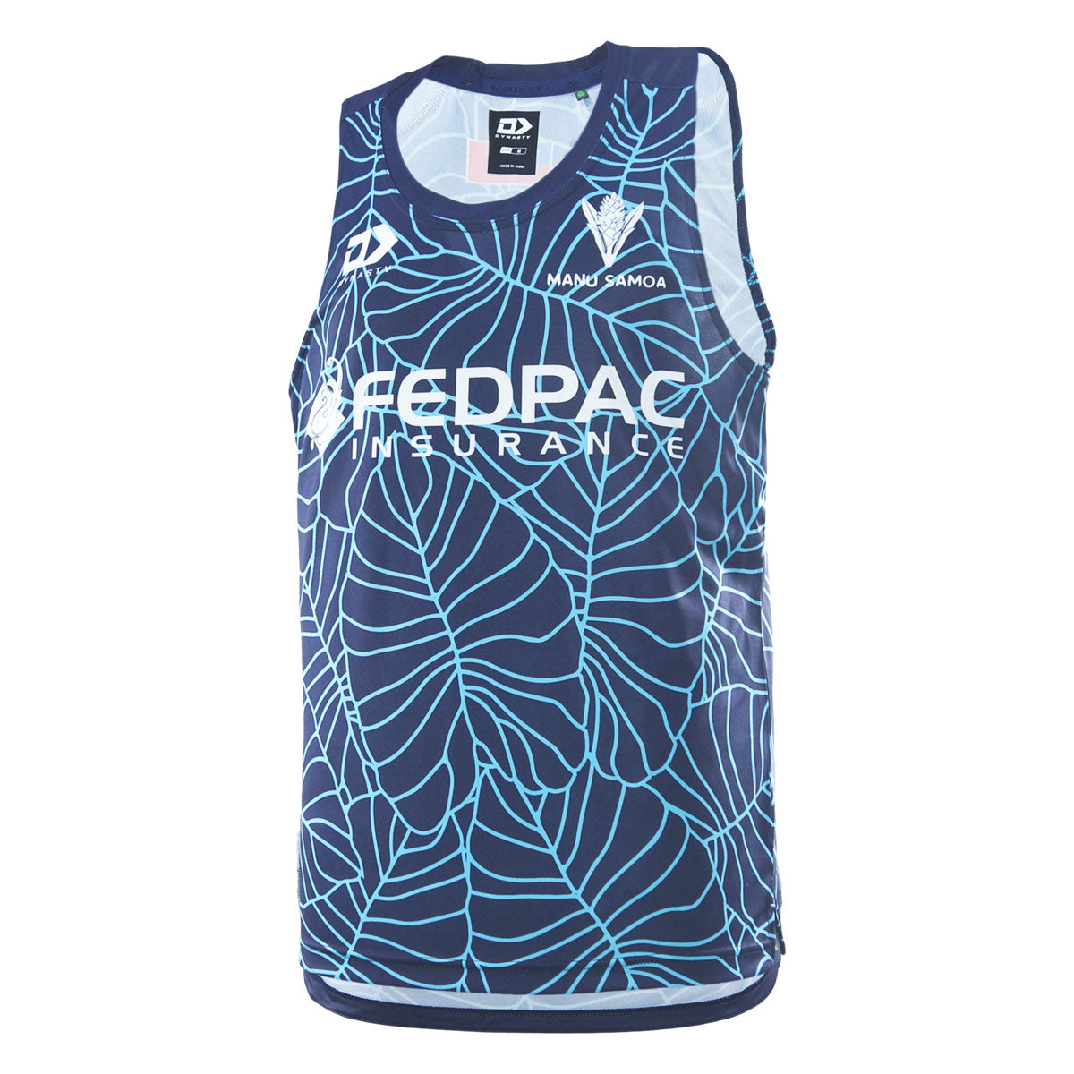 Manu Samoa Adults Training Singlet Navy