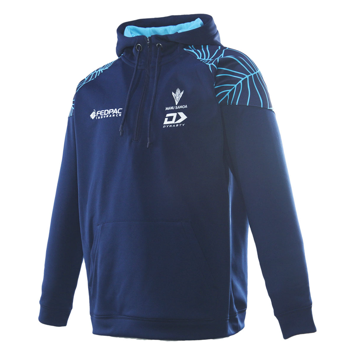 Manu Samoa Adults 1/4 Zip Performance Hoodie