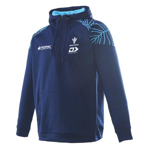 Manu Samoa Adults 1/4 Zip Performance Hoodie