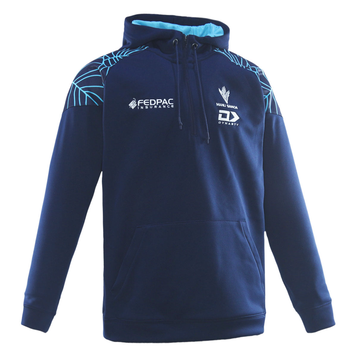 Manu Samoa Adults 1/4 Zip Performance Hoodie