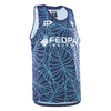 Manu Samoa Adults Training Singlet Navy
