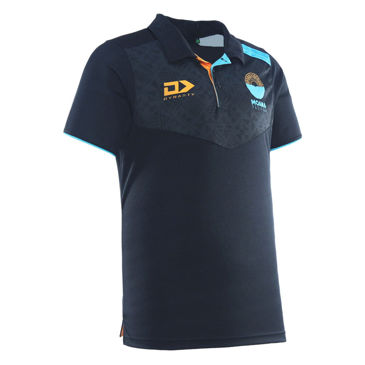 2026 Moana Pasifika Mens Media Polo  - Black