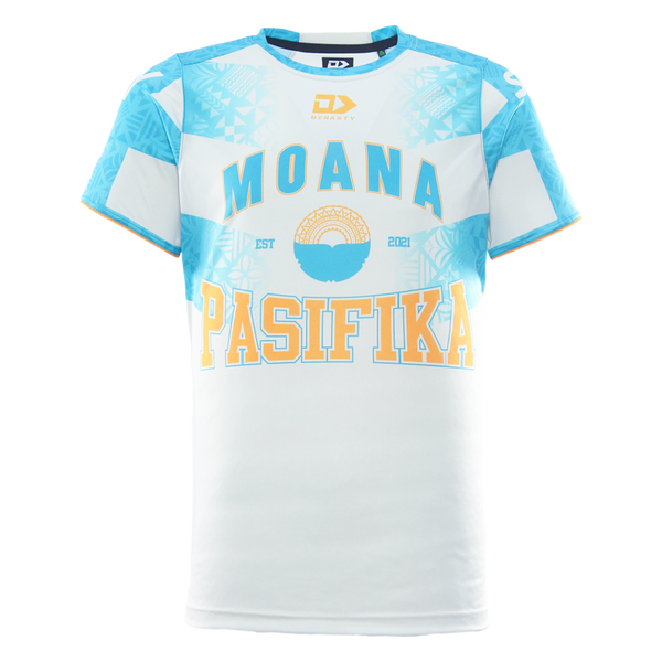2026 Moana Pasifika Mens Captains Run Tee - Beige