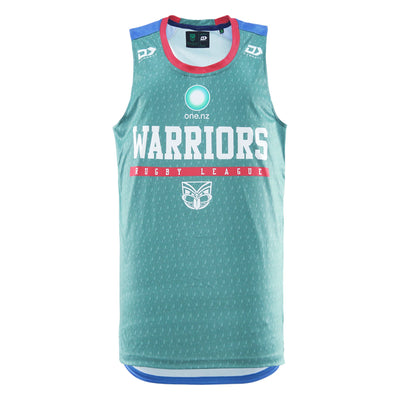 2026 New Zealand Warriors Adults Training Singlet  - Green