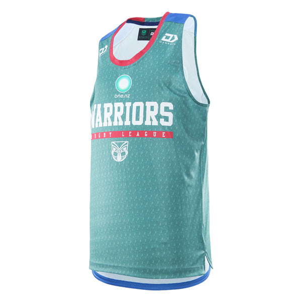2026 New Zealand Warriors Adults Training Singlet  - Green