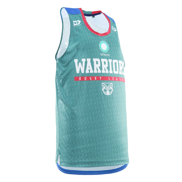 2026 New Zealand Warriors Adults Training Singlet  - Green
