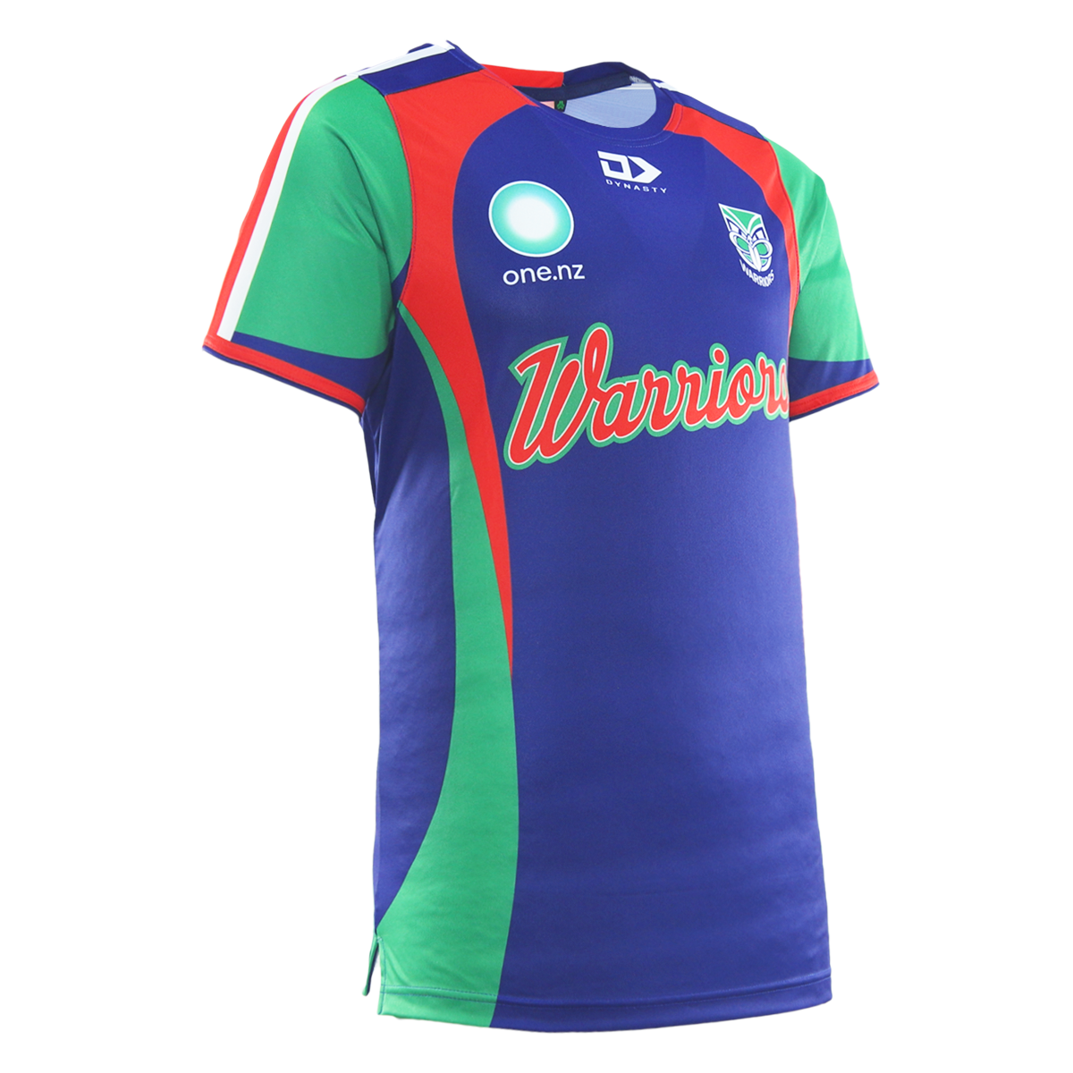 2026 NZ Warriors Adults Warm Up Tee - Blue