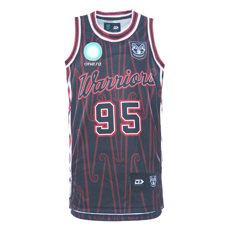 2026 New Zealand Warriors Junior Te Ārahi Basketball Singlet